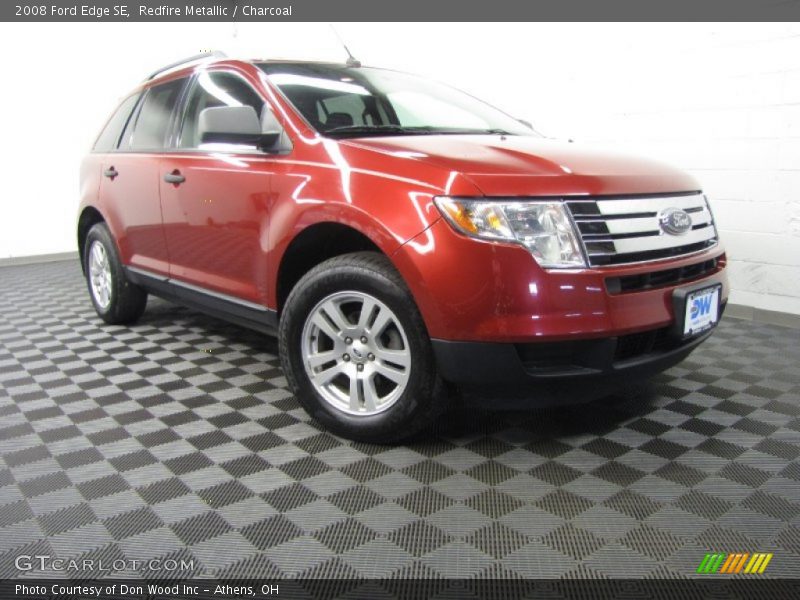 Redfire Metallic / Charcoal 2008 Ford Edge SE