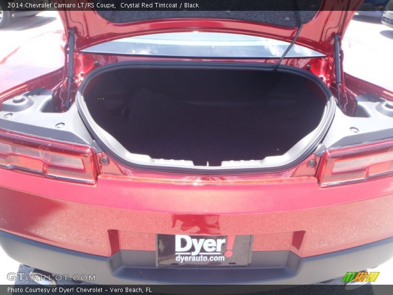 Crystal Red Tintcoat / Black 2014 Chevrolet Camaro LT/RS Coupe