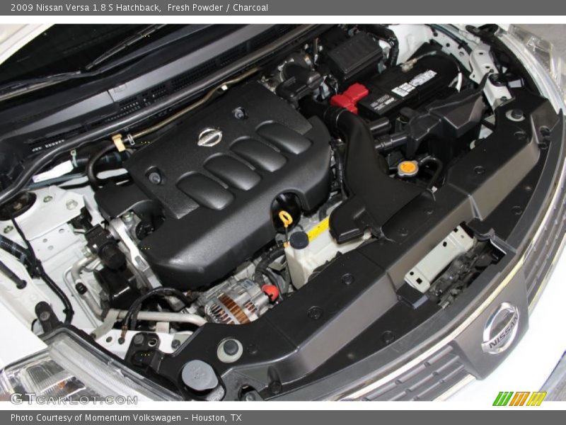 Fresh Powder / Charcoal 2009 Nissan Versa 1.8 S Hatchback