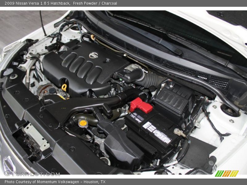 Fresh Powder / Charcoal 2009 Nissan Versa 1.8 S Hatchback