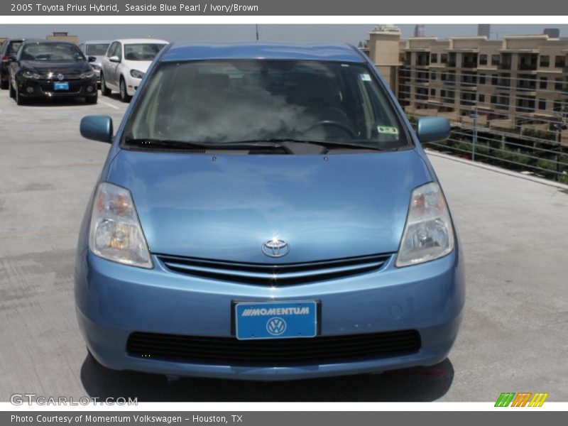 Seaside Blue Pearl / Ivory/Brown 2005 Toyota Prius Hybrid