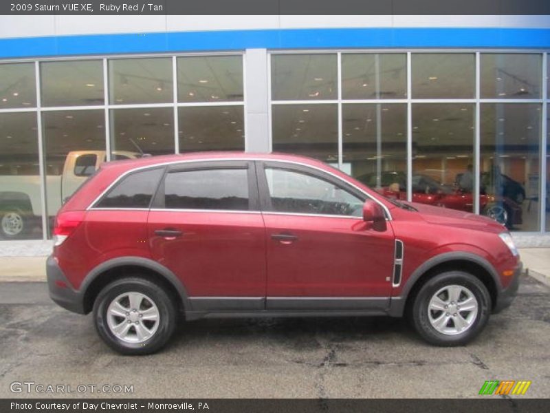Ruby Red / Tan 2009 Saturn VUE XE