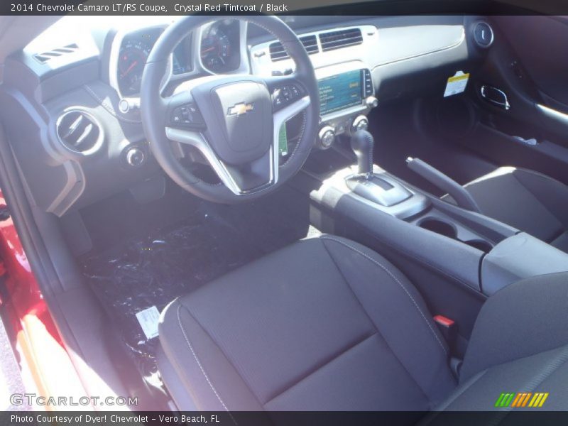 Crystal Red Tintcoat / Black 2014 Chevrolet Camaro LT/RS Coupe
