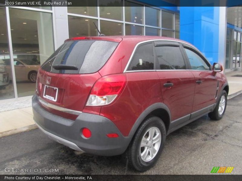 Ruby Red / Tan 2009 Saturn VUE XE