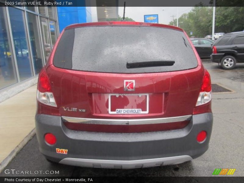 Ruby Red / Tan 2009 Saturn VUE XE