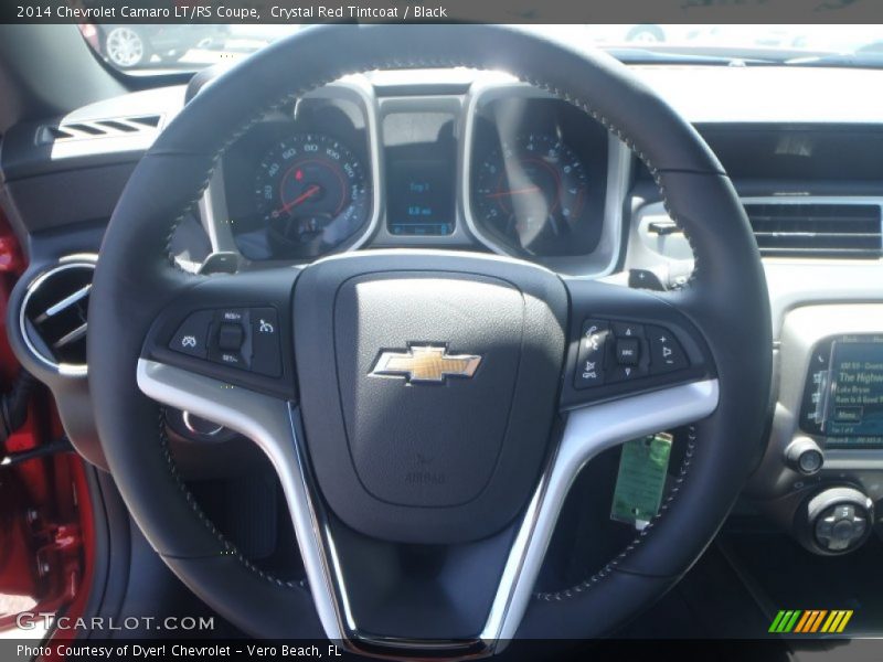 Crystal Red Tintcoat / Black 2014 Chevrolet Camaro LT/RS Coupe