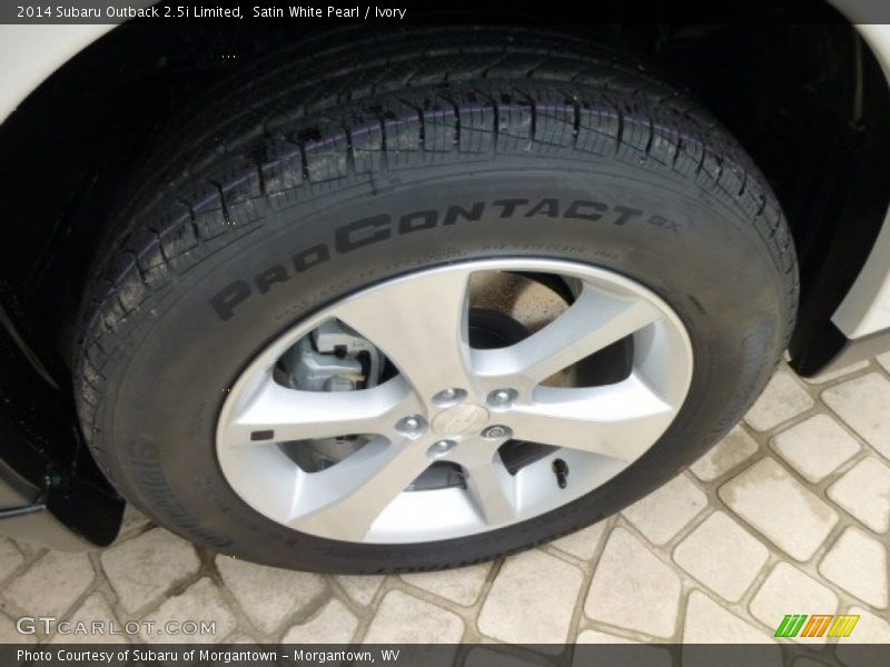 Satin White Pearl / Ivory 2014 Subaru Outback 2.5i Limited