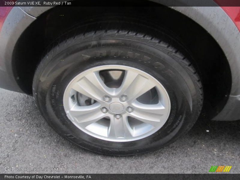Ruby Red / Tan 2009 Saturn VUE XE