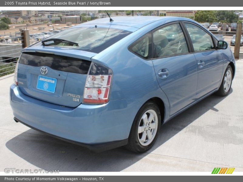 Seaside Blue Pearl / Ivory/Brown 2005 Toyota Prius Hybrid