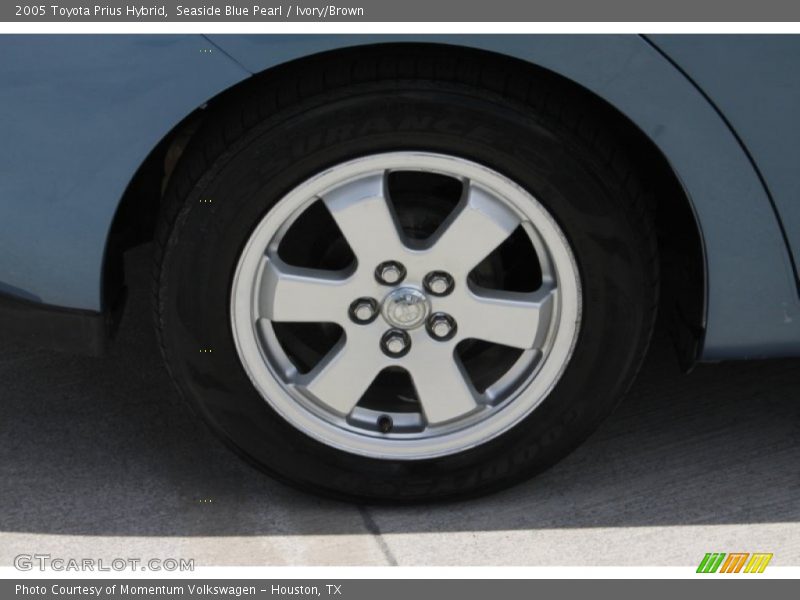 Seaside Blue Pearl / Ivory/Brown 2005 Toyota Prius Hybrid
