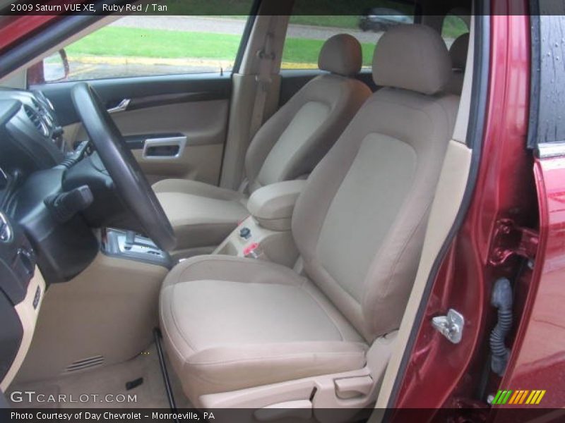 Ruby Red / Tan 2009 Saturn VUE XE