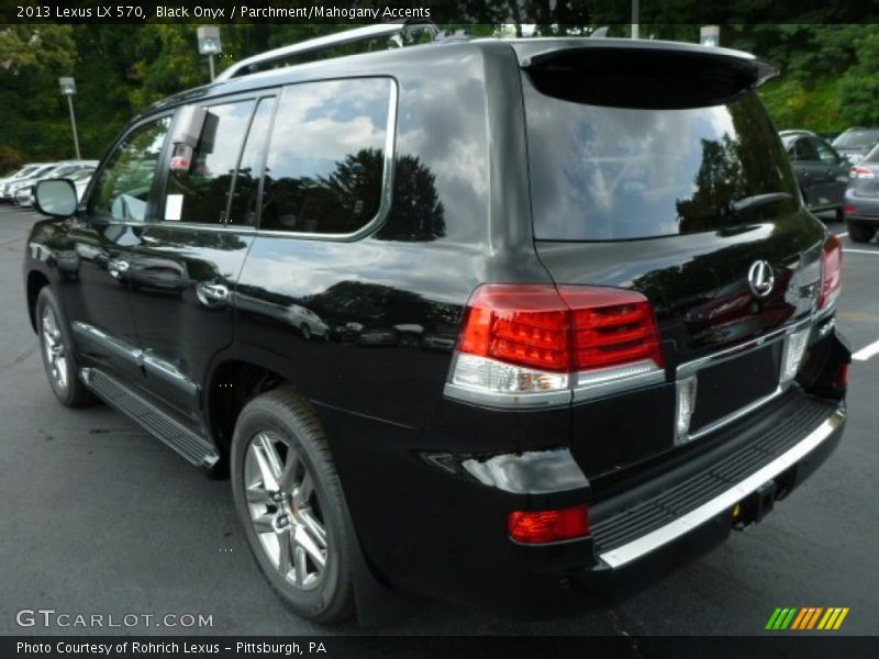 Black Onyx / Parchment/Mahogany Accents 2013 Lexus LX 570