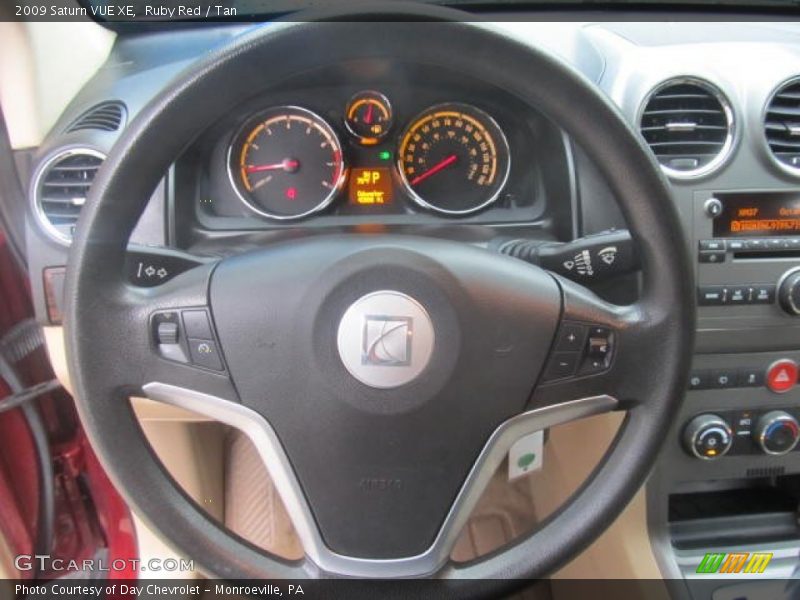 Ruby Red / Tan 2009 Saturn VUE XE