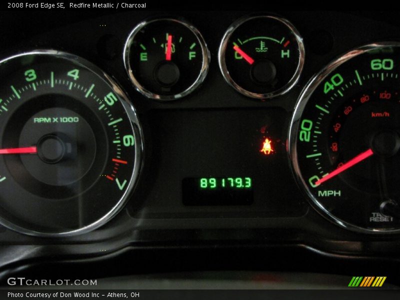 Redfire Metallic / Charcoal 2008 Ford Edge SE