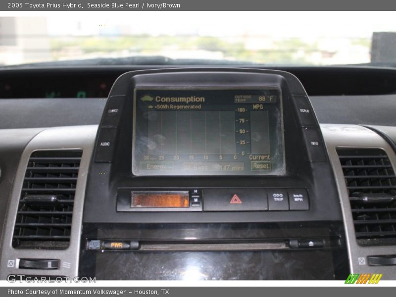 Seaside Blue Pearl / Ivory/Brown 2005 Toyota Prius Hybrid
