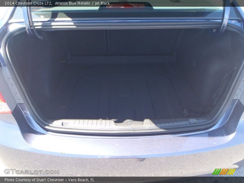 Atlantis Blue Metallic / Jet Black 2014 Chevrolet Cruze LTZ