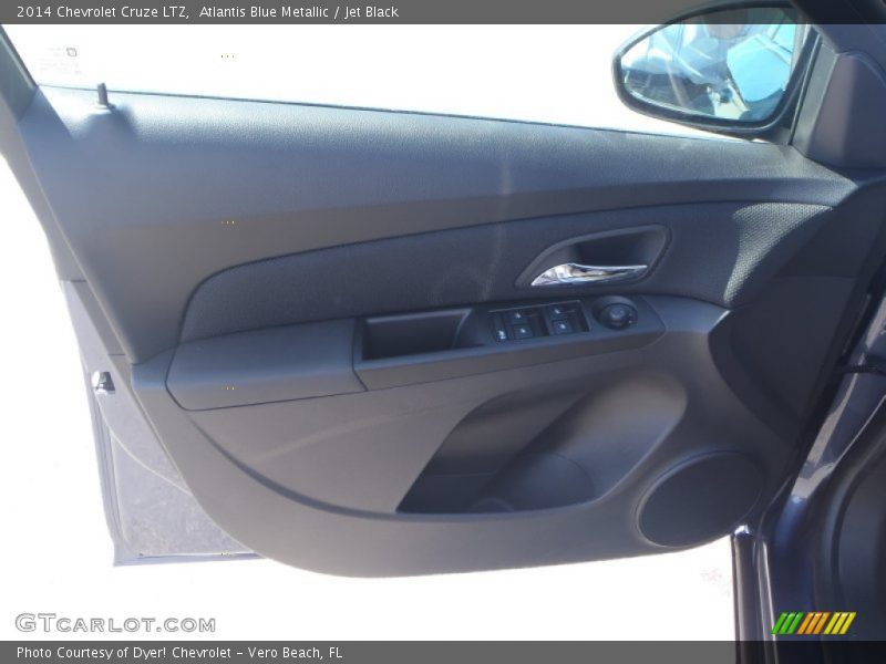 Atlantis Blue Metallic / Jet Black 2014 Chevrolet Cruze LTZ