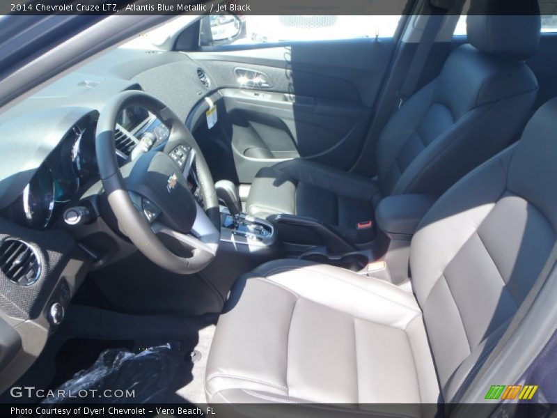 Atlantis Blue Metallic / Jet Black 2014 Chevrolet Cruze LTZ