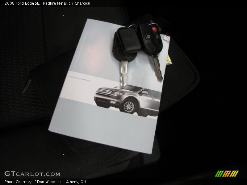 Redfire Metallic / Charcoal 2008 Ford Edge SE