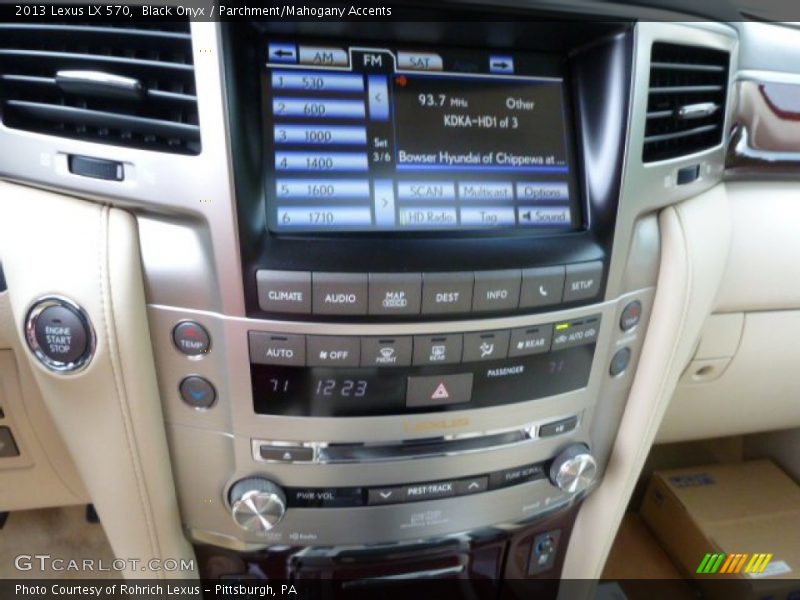 Black Onyx / Parchment/Mahogany Accents 2013 Lexus LX 570