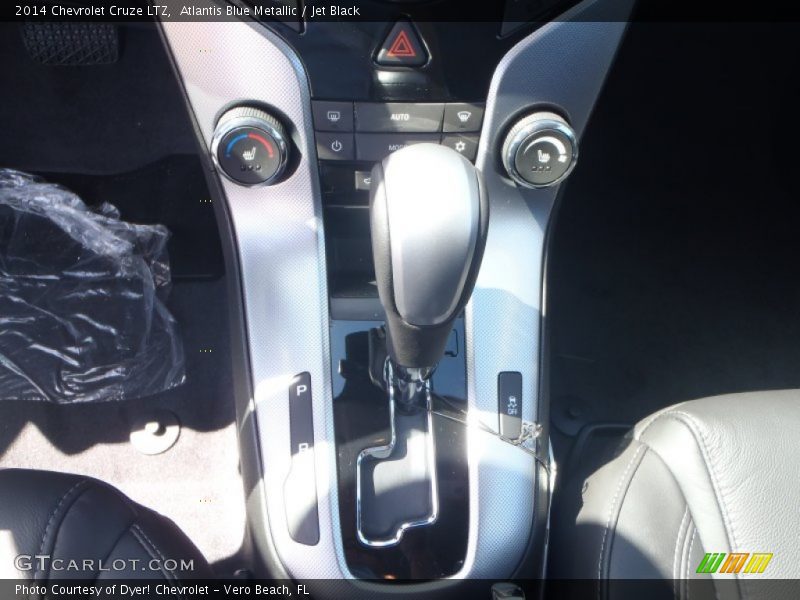 Atlantis Blue Metallic / Jet Black 2014 Chevrolet Cruze LTZ