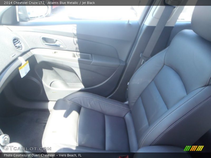 Atlantis Blue Metallic / Jet Black 2014 Chevrolet Cruze LTZ