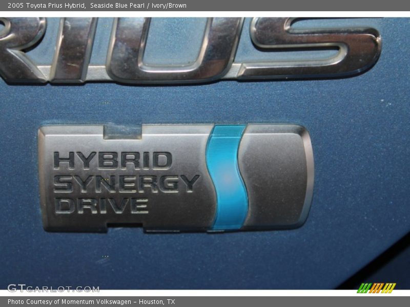 Seaside Blue Pearl / Ivory/Brown 2005 Toyota Prius Hybrid
