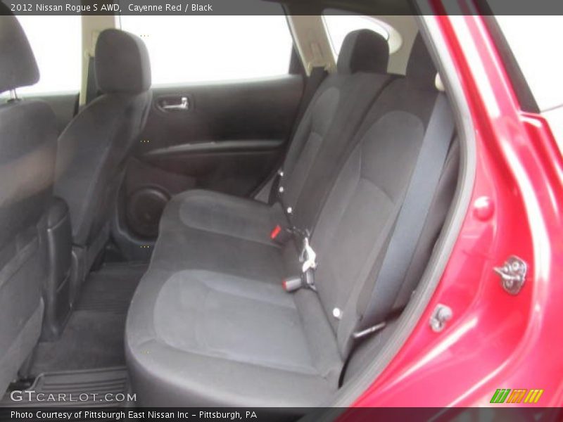 Cayenne Red / Black 2012 Nissan Rogue S AWD