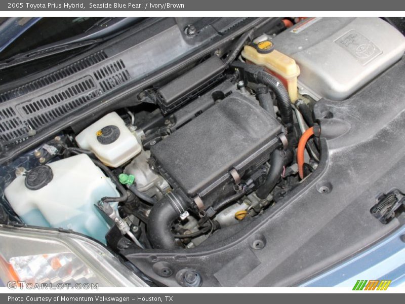 Seaside Blue Pearl / Ivory/Brown 2005 Toyota Prius Hybrid