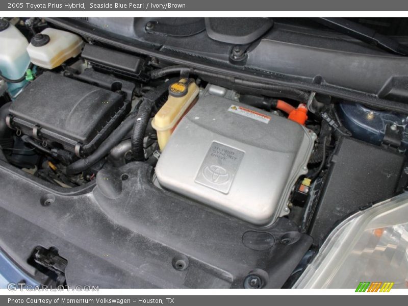 Seaside Blue Pearl / Ivory/Brown 2005 Toyota Prius Hybrid