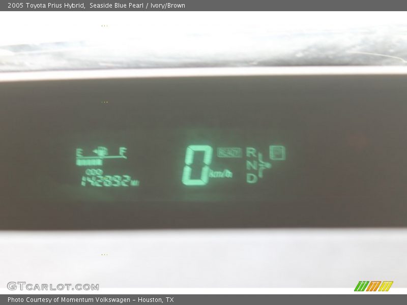 Seaside Blue Pearl / Ivory/Brown 2005 Toyota Prius Hybrid