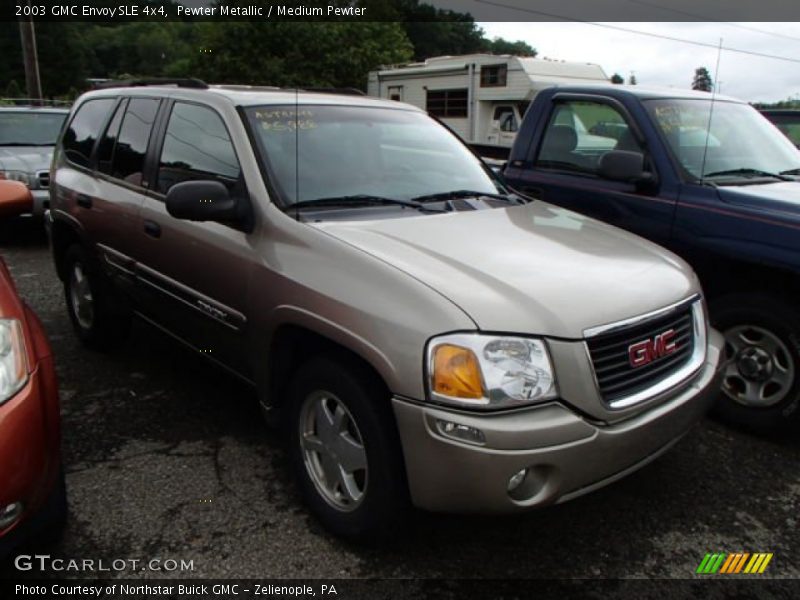 Pewter Metallic / Medium Pewter 2003 GMC Envoy SLE 4x4