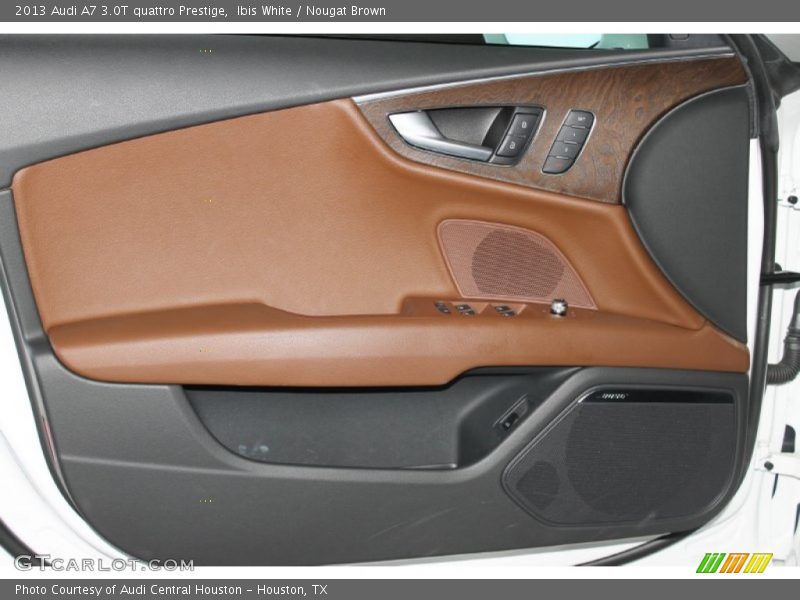 Ibis White / Nougat Brown 2013 Audi A7 3.0T quattro Prestige