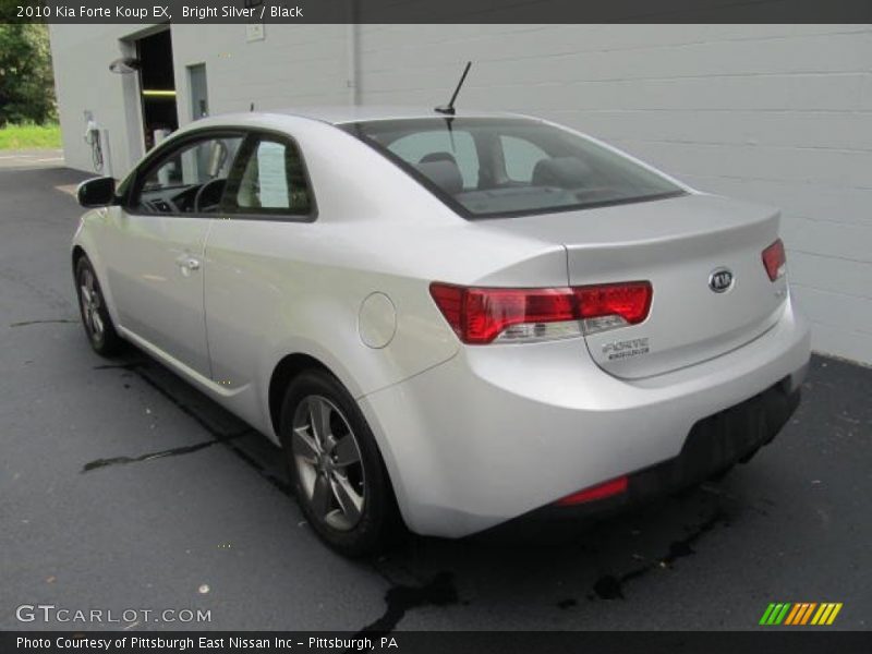 Bright Silver / Black 2010 Kia Forte Koup EX
