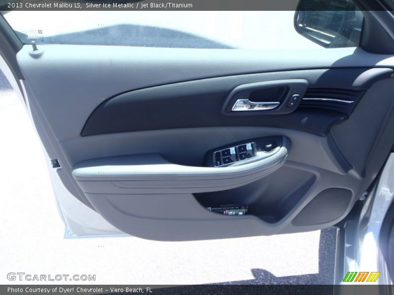 Silver Ice Metallic / Jet Black/Titanium 2013 Chevrolet Malibu LS