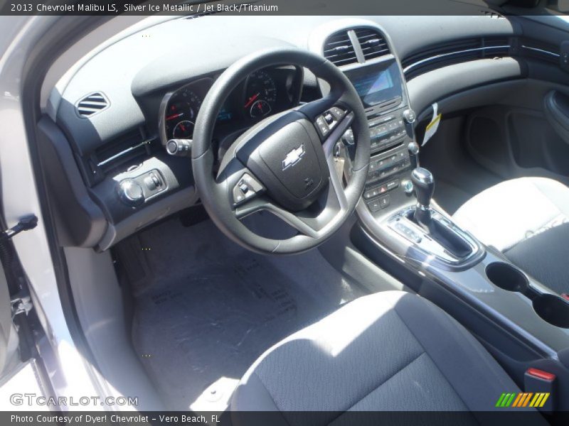Silver Ice Metallic / Jet Black/Titanium 2013 Chevrolet Malibu LS