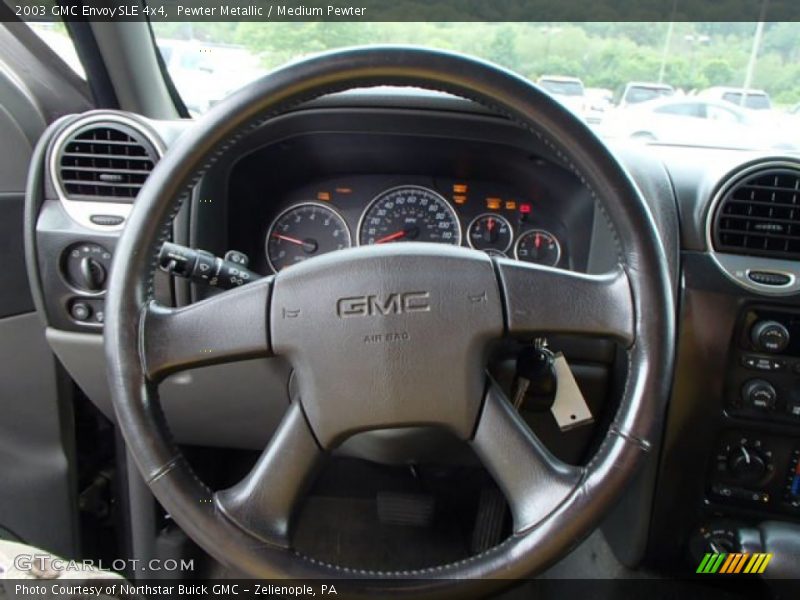 Pewter Metallic / Medium Pewter 2003 GMC Envoy SLE 4x4