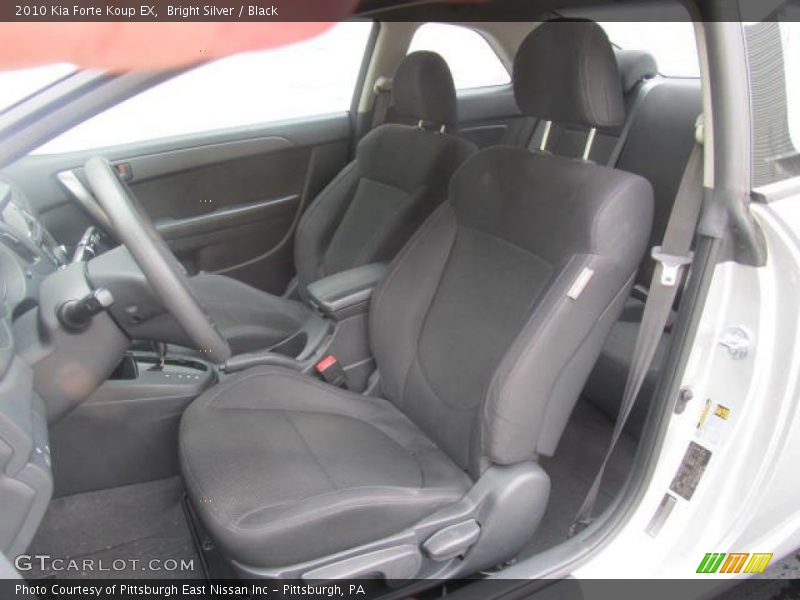 Bright Silver / Black 2010 Kia Forte Koup EX