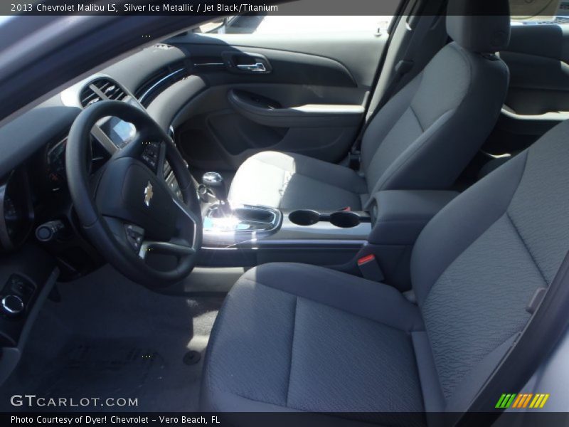 Silver Ice Metallic / Jet Black/Titanium 2013 Chevrolet Malibu LS