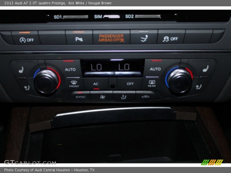Ibis White / Nougat Brown 2013 Audi A7 3.0T quattro Prestige