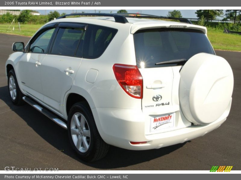 Blizzard White Pearl / Ash 2006 Toyota RAV4 Limited