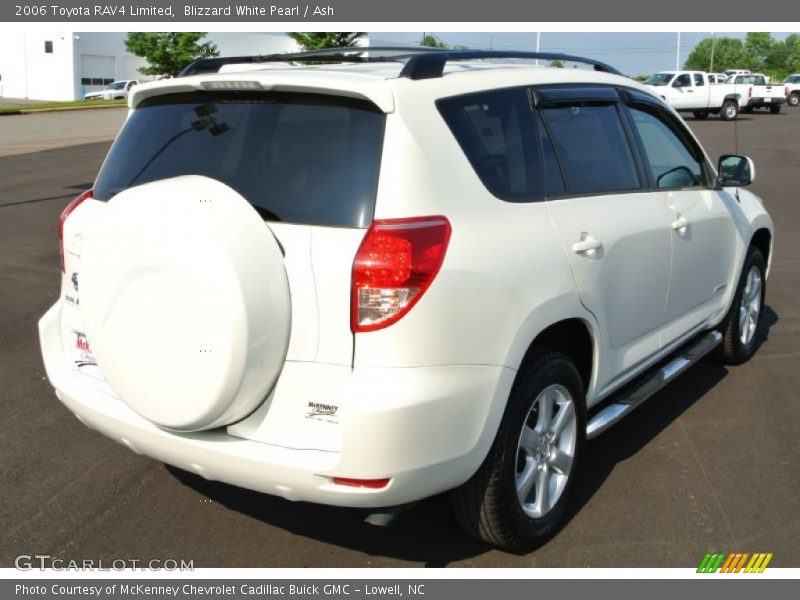 Blizzard White Pearl / Ash 2006 Toyota RAV4 Limited
