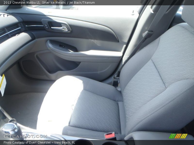Silver Ice Metallic / Jet Black/Titanium 2013 Chevrolet Malibu LS