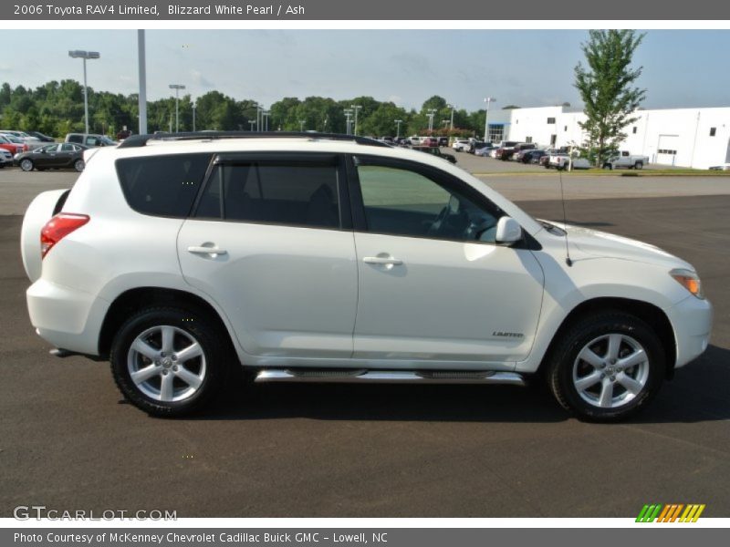 Blizzard White Pearl / Ash 2006 Toyota RAV4 Limited