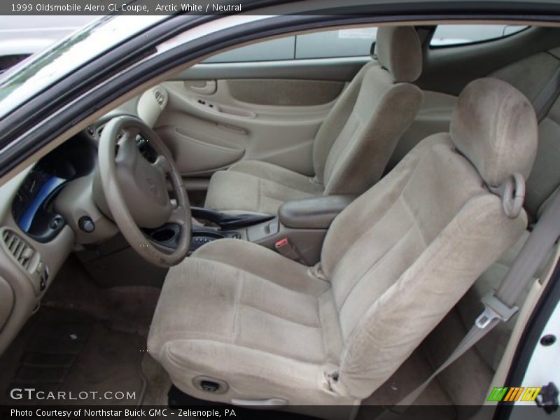 Front Seat of 1999 Alero GL Coupe