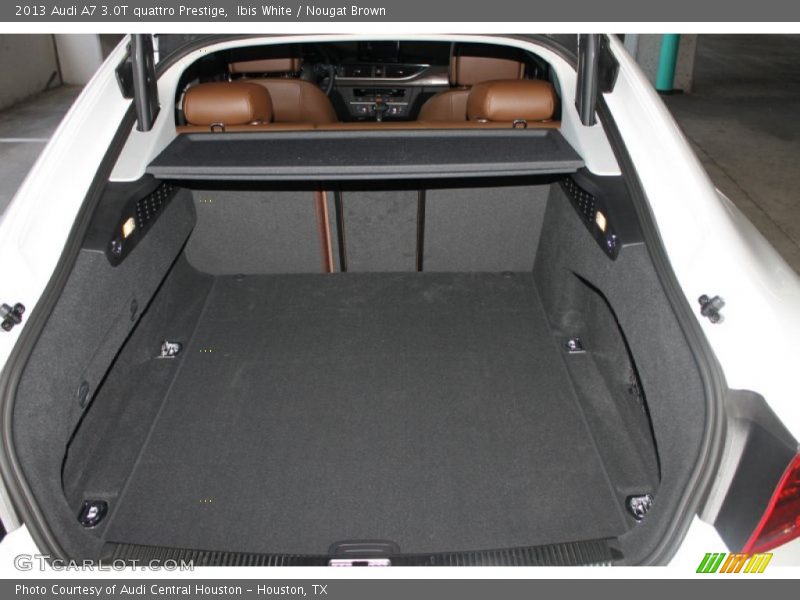 Ibis White / Nougat Brown 2013 Audi A7 3.0T quattro Prestige