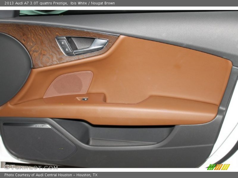 Ibis White / Nougat Brown 2013 Audi A7 3.0T quattro Prestige