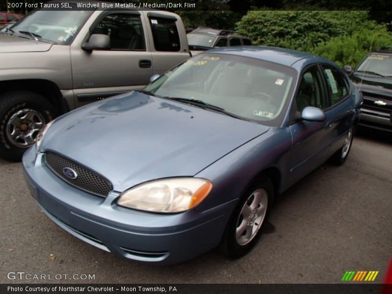 Windveil Blue Metallic / Medium/Dark Flint 2007 Ford Taurus SEL