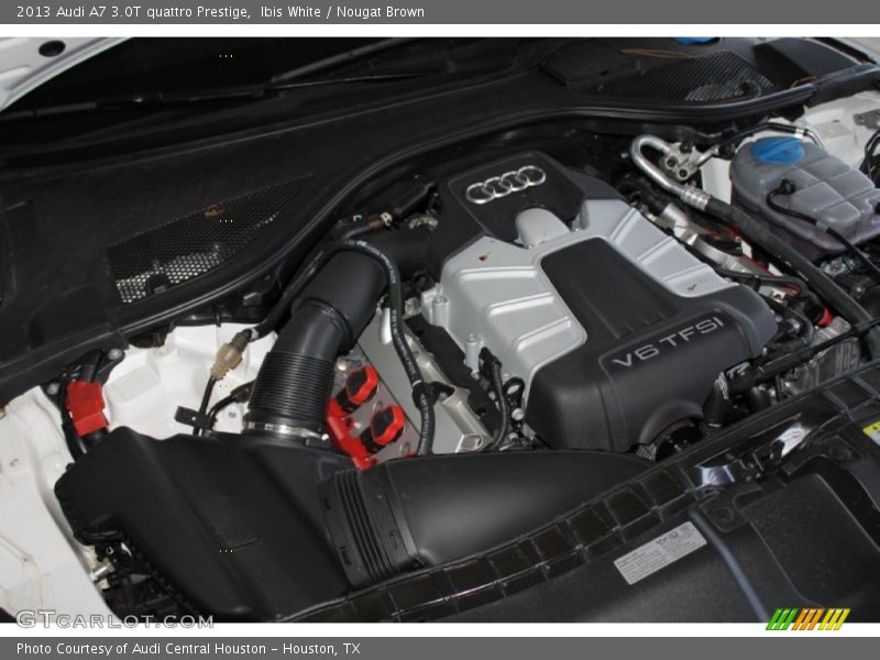 Ibis White / Nougat Brown 2013 Audi A7 3.0T quattro Prestige