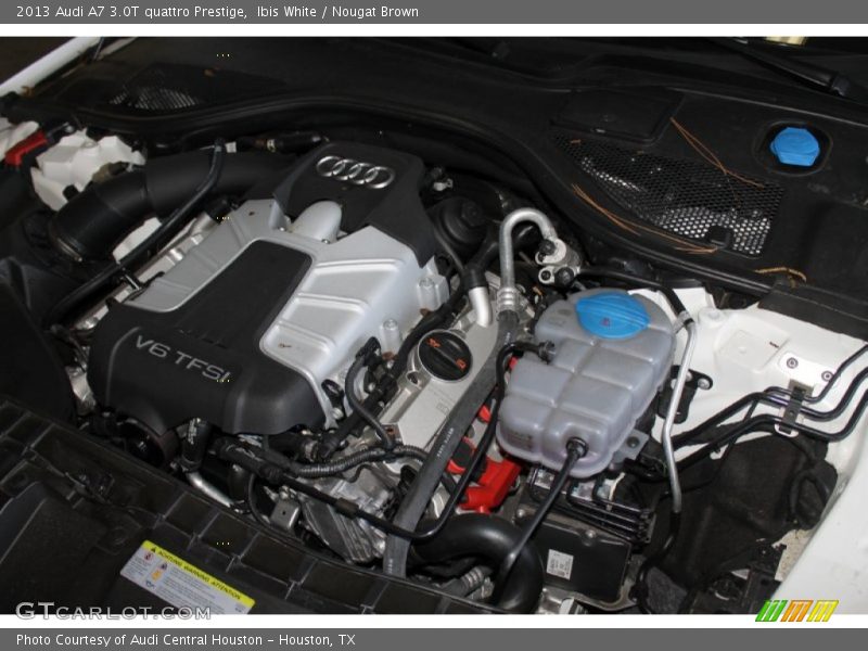 Ibis White / Nougat Brown 2013 Audi A7 3.0T quattro Prestige